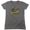 JLA - Batman Rough Distress Women's Short Sleeve
