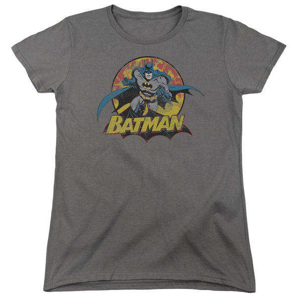 JLA - Batman Rough Distress Women's Short Sleeve