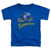 JLA - Superman Rough Distress Toddler Short Sleeve