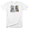 JLA - Evildoers Beware Adult Regular Fit Short Sleeve