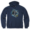JLA - Batman Collage Adult Pullover Hoodie