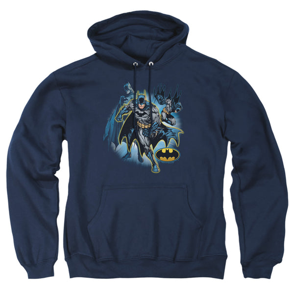 JLA - Batman Collage Adult Pullover Hoodie