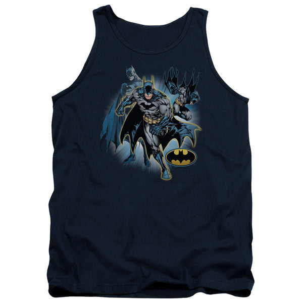 JLA - Batman Collage Adult Tank Top