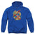 Jla - Superman Collage Adult Pull Over Hoodie