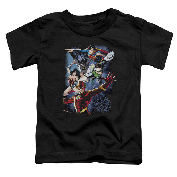 JLA - Galactic Attack Color Toddler Short Sleeve