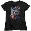 JLA - Galactic Attack Color Women's Short Sleeve