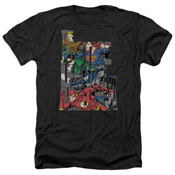 JLA - Lettered League Adult Regular Fit Heather Short Sleeve