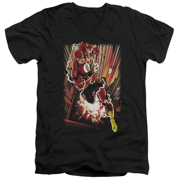 JLA - Street Speed Adult Slim Fit V Neck Cotton