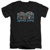 JLA - League Lineup Adult Slim Fit V Neck Cotton