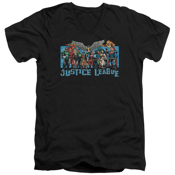 JLA - League Lineup Adult Slim Fit V Neck Cotton