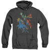 JLA - Action Stars Adult Heather Hoodie