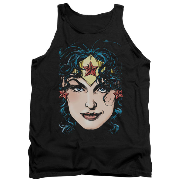 Dco JLA - Wonder Woman Head Adult Tank Top