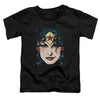 Dco JLA - Wonder Woman Head Toddler Short Sleeve