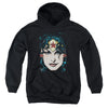 Dco JLA - Wonder Woman Head Youth Hooded Sweatshirt