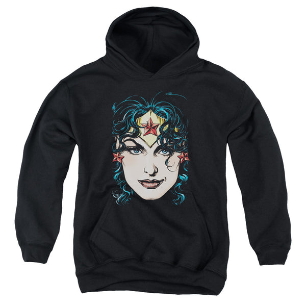 Dco JLA - Wonder Woman Head Youth Hooded Sweatshirt