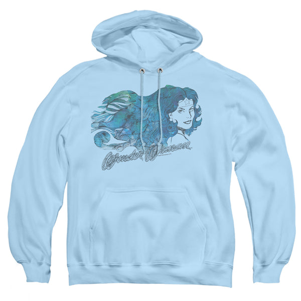 JLA - Watercolor Hair Adult Pullover Hoodie