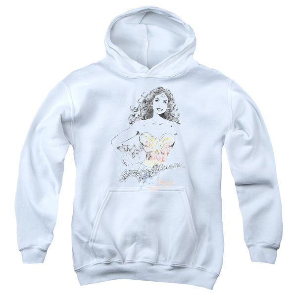Dco JLA - Wonder Squiggles Youth Hooded Sweatshirt