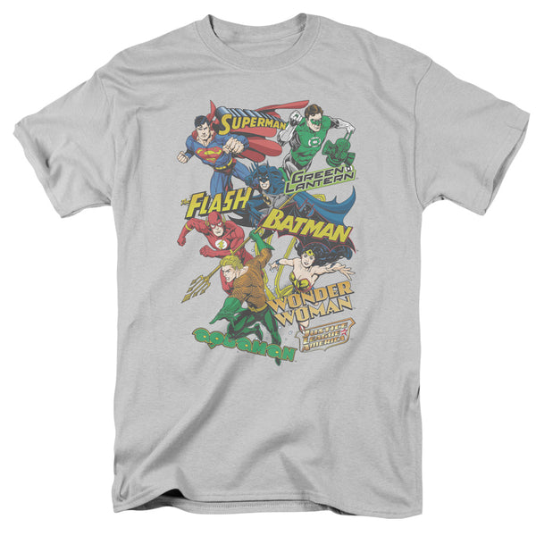 JLA - Justice Collage Adult Regular Fit Short Sleeve