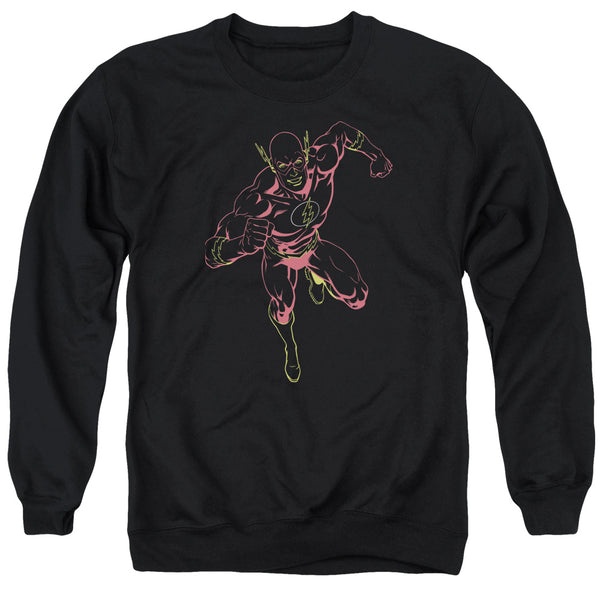 JLA - Neon Flash Adult Crewneck Sweatshirt