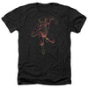 JLA - Neon Flash Adult Regular Fit Heather Short Sleeve