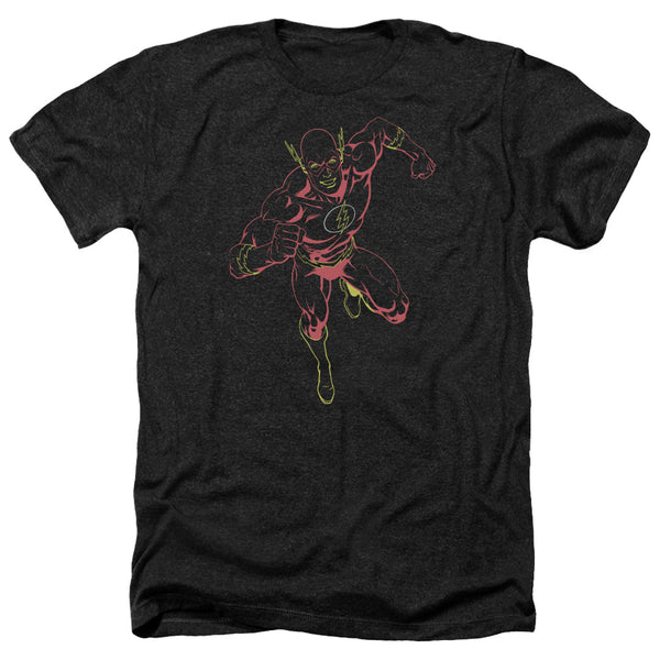 JLA - Neon Flash Adult Regular Fit Heather Short Sleeve