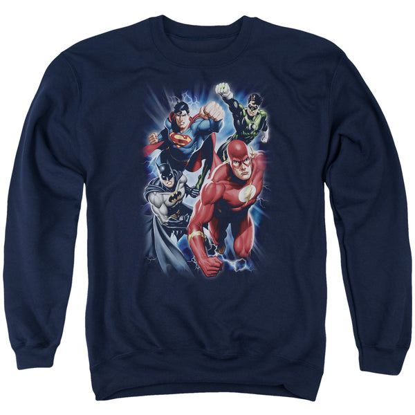 JLA - Storm Chasers Adult Crewneck Sweatshirt