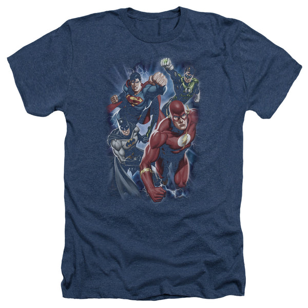 JLA - Storm Chasers Adult Regular Fit Heather Short Sleeve