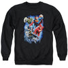 JLA - Storm Makers Adult Crewneck Sweatshirt