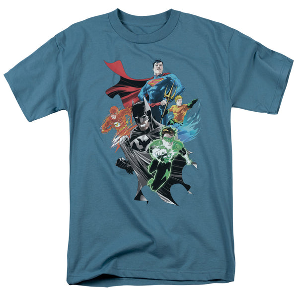JLA - Group Shot Adult Regular Fit Short Sleeve