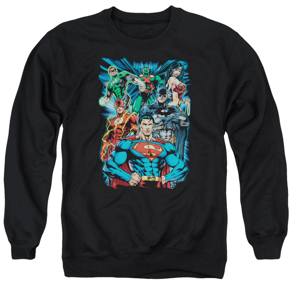 JLA - Justice Is Served Adult Crewneck Sweatshirt