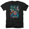 JLA - Justice Is Served Adult Regular Fit Heather Short Sleeve