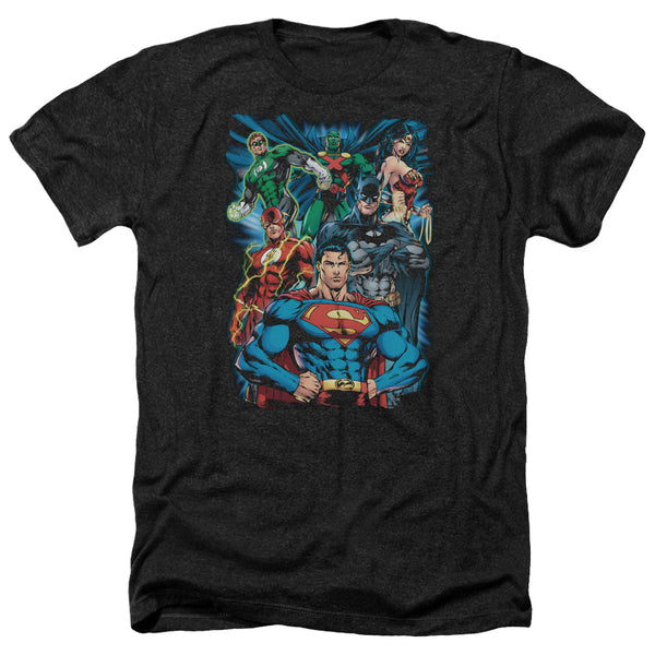 JLA - Justice Is Served Adult Regular Fit Heather Short Sleeve