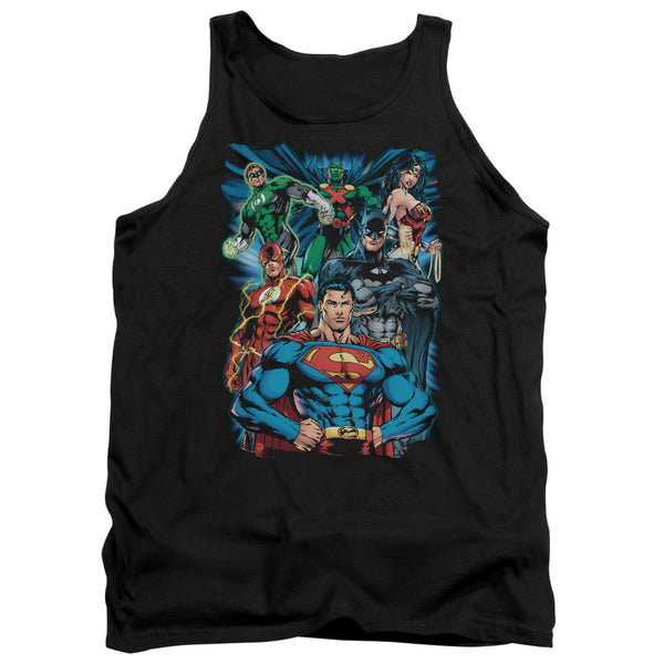 JLA - Justice Is Served Adult Tank Top