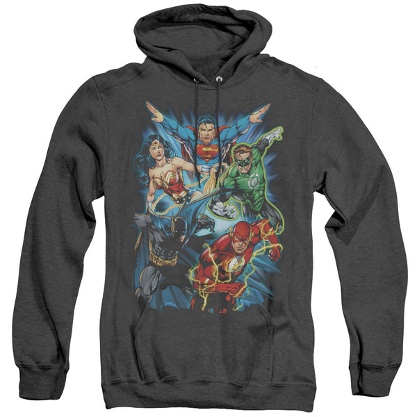 JLA - Jl Assemble Adult Heather Hoodie