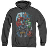 JLA - The Four Adult Heather Hoodie