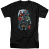 JLA - The Four Adult Tall Fit Short Sleeve