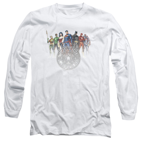 JLA - Circle Crest Adult Long Sleeve