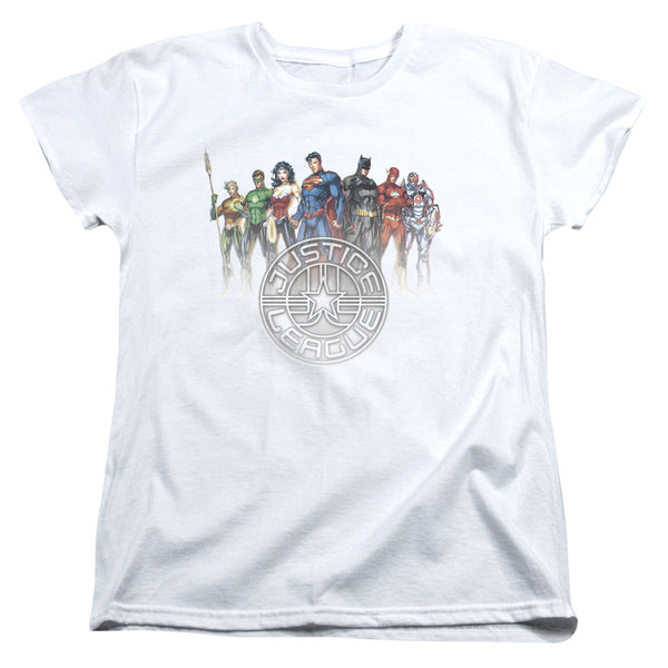 JLA - Circle Crest Women's Short Sleeve
