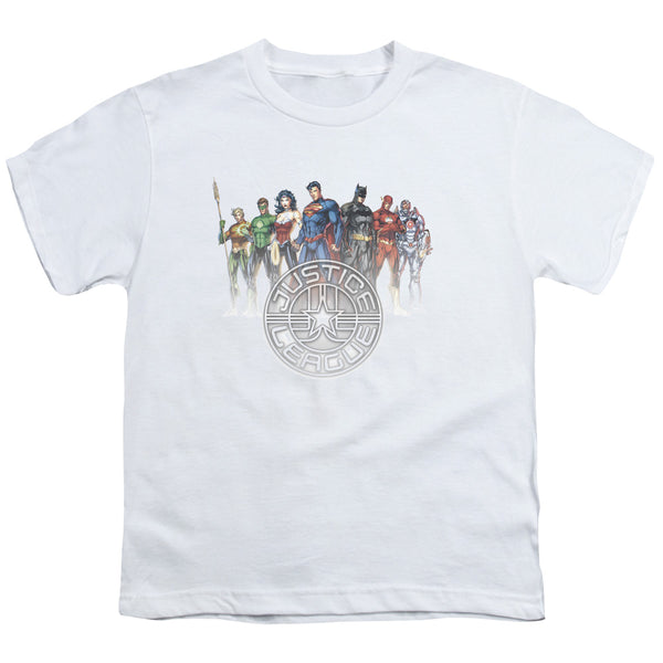 JLA - Circle Crest Youth Short Sleeve