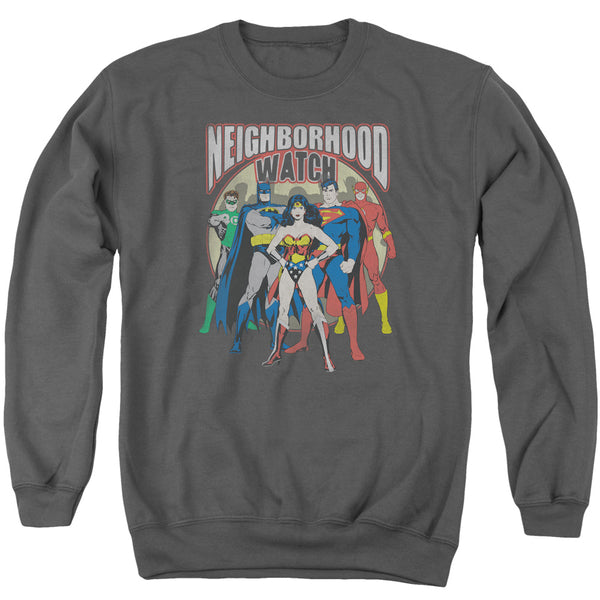 JLA - Neighborhood Watch Adult Crewneck Sweatshirt