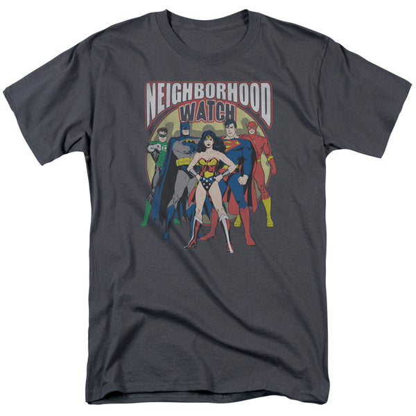 JLA - Neighborhood Watch Adult Regular Fit Short Sleeve