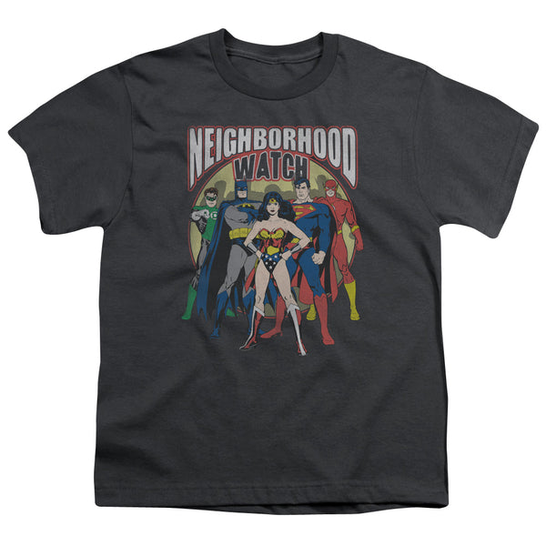 JLA - Neighborhood Watch Youth Short Sleeve