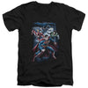JLA - Cosmic Crew Adult Slim Fit V Neck Cotton