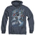 JLA - Ride The Lightening Adult Heather Hoodie