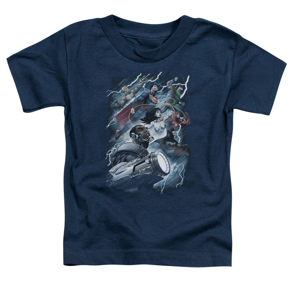 JLA - Ride The Lightening Toddler Short Sleeve