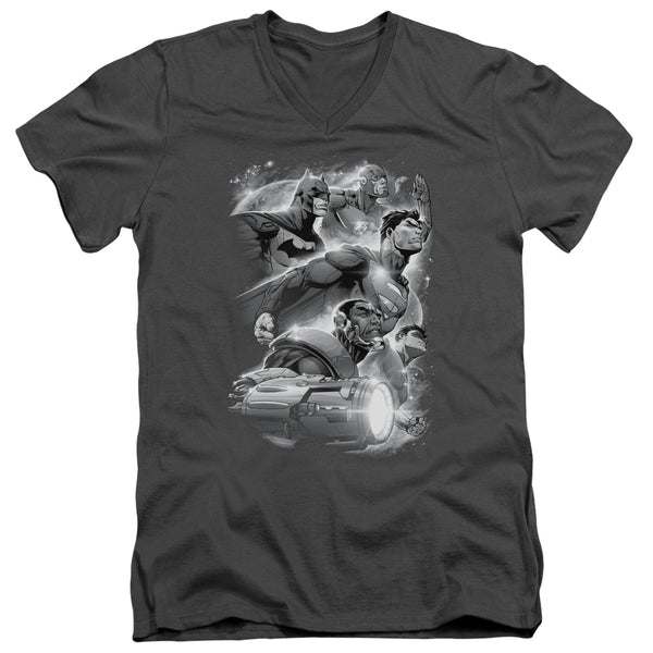 JLA - Atmospheric Adult Slim Fit V Neck Cotton