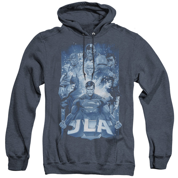 JLA - Burst Adult Heather Hoodie