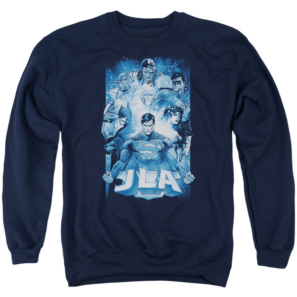 JLA - Burst Adult Crewneck Sweatshirt