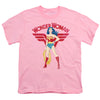 Jla - Ww Sparkle Youth Short Sleeve
