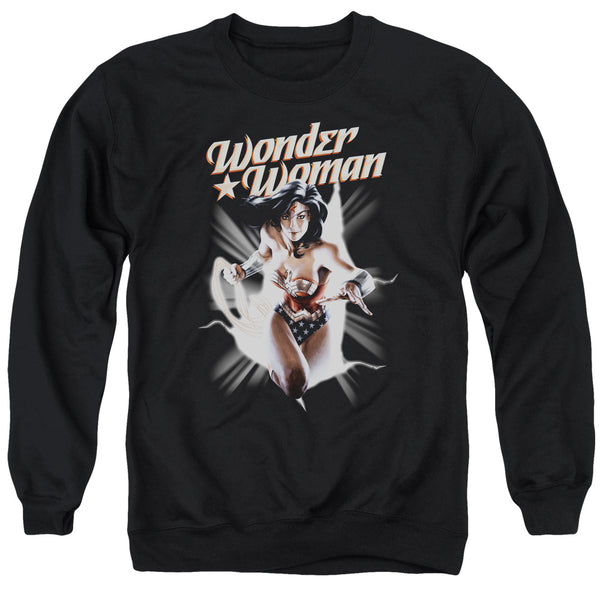 Jla - Ww Break Out Adult Crewneck Sweatshirt